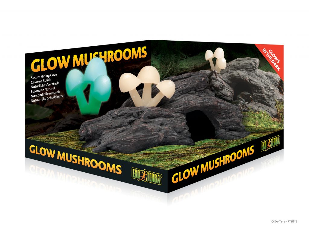 ExoTerra Glow Mushrooms világító gombák 23cm
