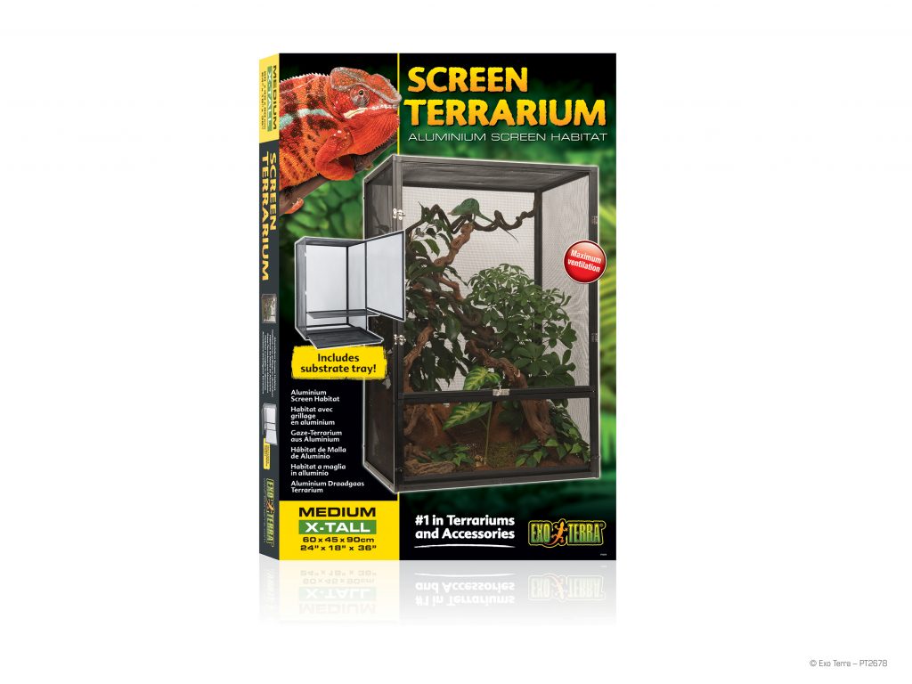 Exo-Terra SCREEN TERRARIUM ALUMÍNIUM Flexárium 3-as méret