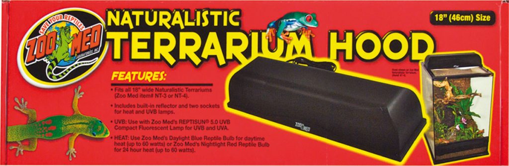 Zoomed Naturalistic terráriumi hosszú lámpatest (Naturalistic Terrarium Hood 2x60W )