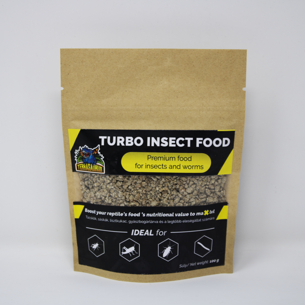 TerraSaurus Turbo insect food | teljes értékű rovar és lárva táp