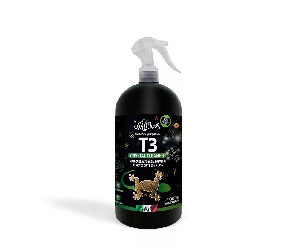 Haquoss | T3 Crystal Cleaner Spray | Bio vízkőoldó és tisztító üvegre - 1000 ml
