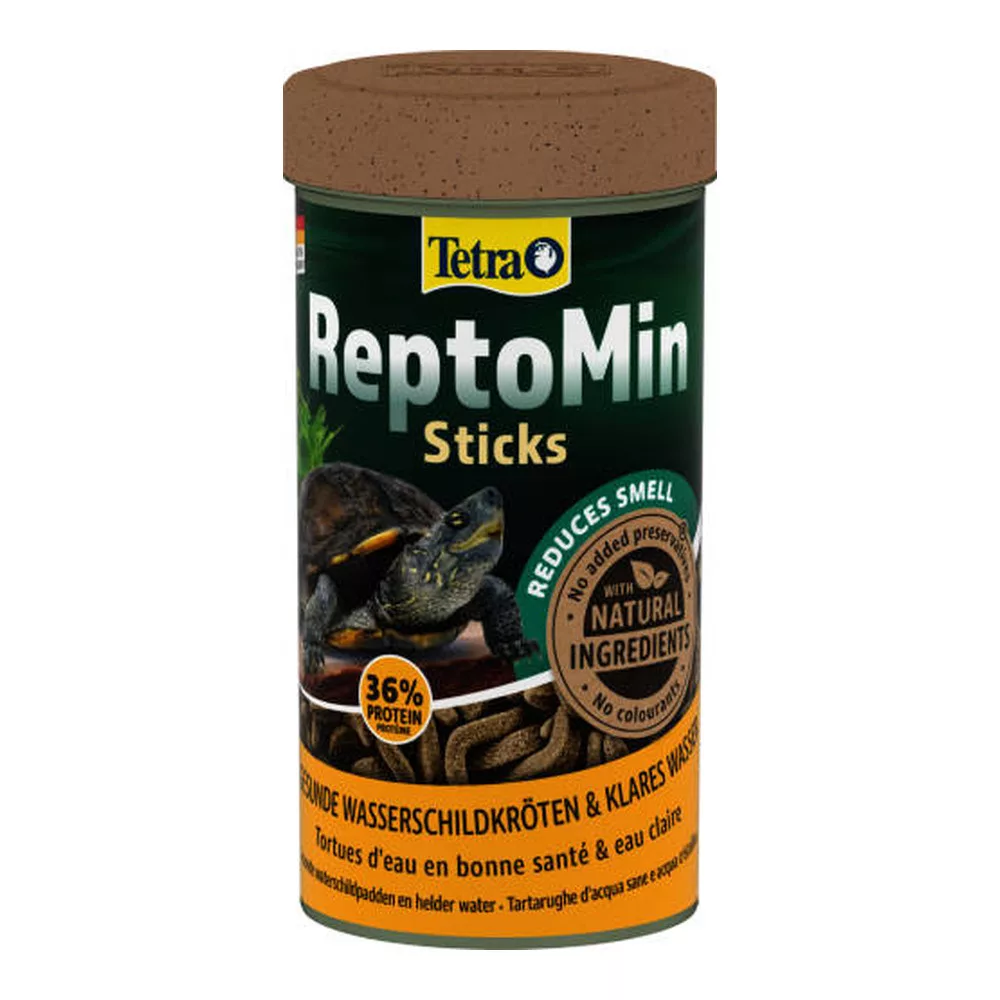 Tetra | ReptoMin Sticks | Pálcikás főeleség vízi teknősöknek – 250 ml