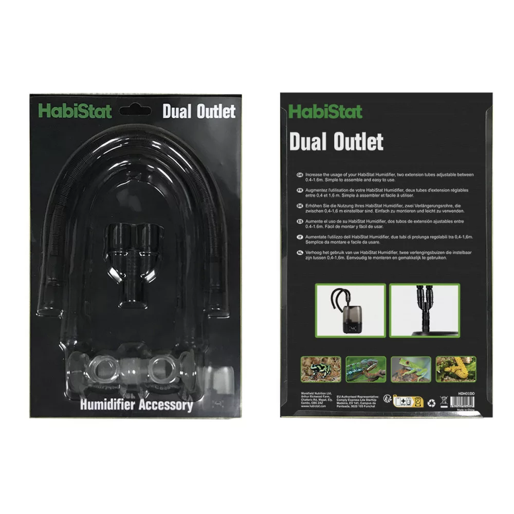HabiStat | Dual Outlet | párásító gép kiegészítő kettős csatlakozással