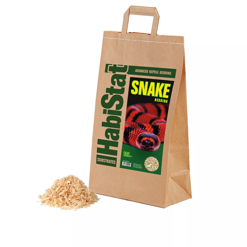 HabiStat | Snake Bedding Aspen | Felkészített, természetes faforgács alom kígyók részére - 10 L - Image 2