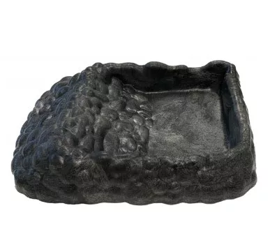 REPTO | DECO TORTOISE DISH GREY | Teknősbéka etető- és itatótál - XL