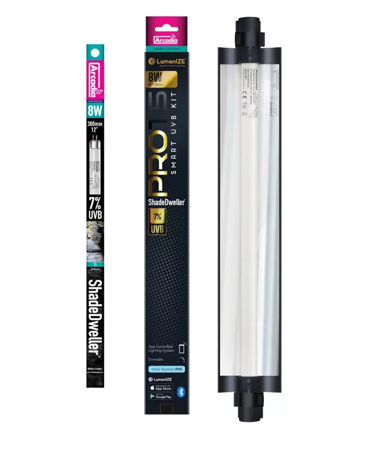 Arcadia | Lumenize Pro T5 UVB Kit ShadeDweller | Automatizált, dimmelhető UVB világítás nappali hüllők terráriumába 7% – 8 W / 30 cm - Image 2