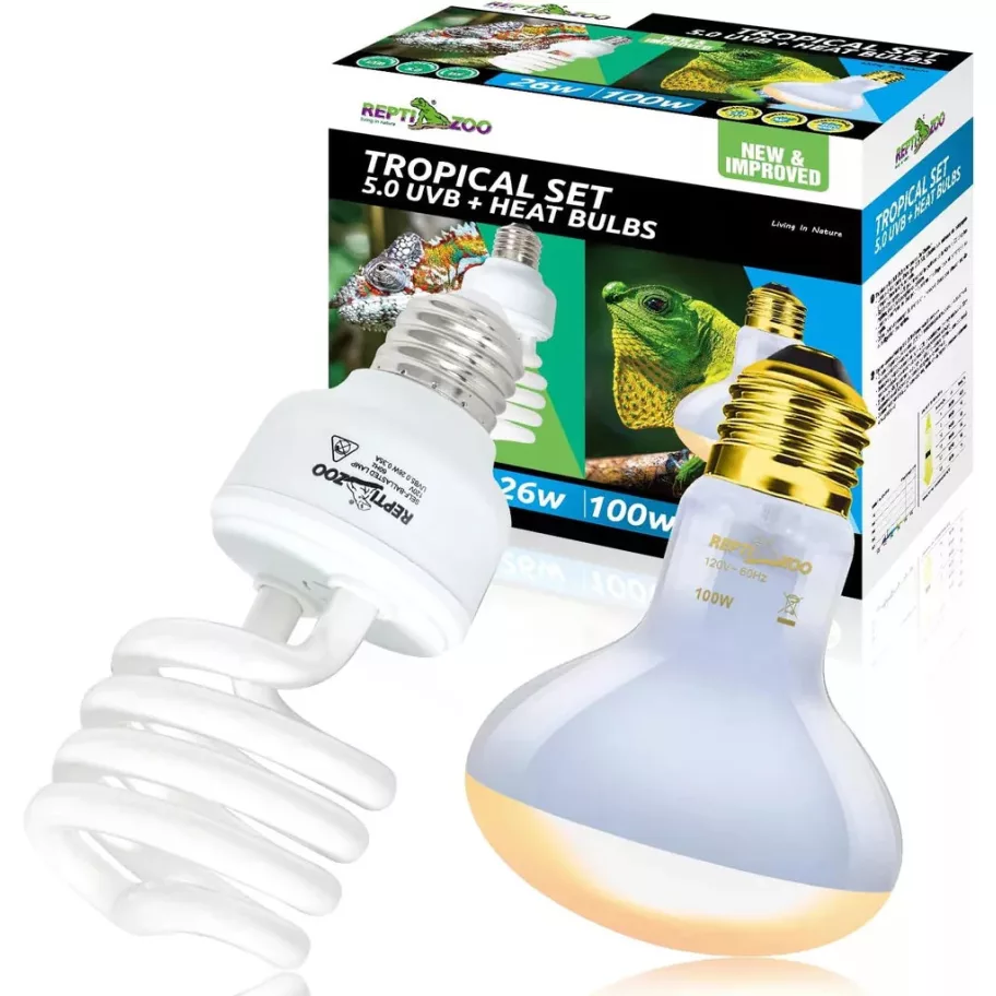 Repti Zoo Tropical Set 5.0 UVB és 100 W melegítő izzó szett