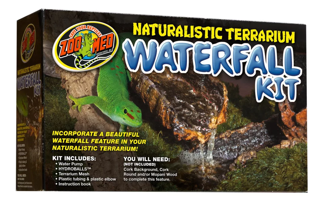 Zoo Med | Waterfall Kit Euro | Komplett vízesés készítő szett terráriumokhoz